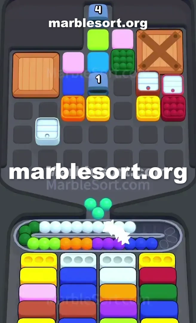 Marble Sort Level 387 screenshot 2