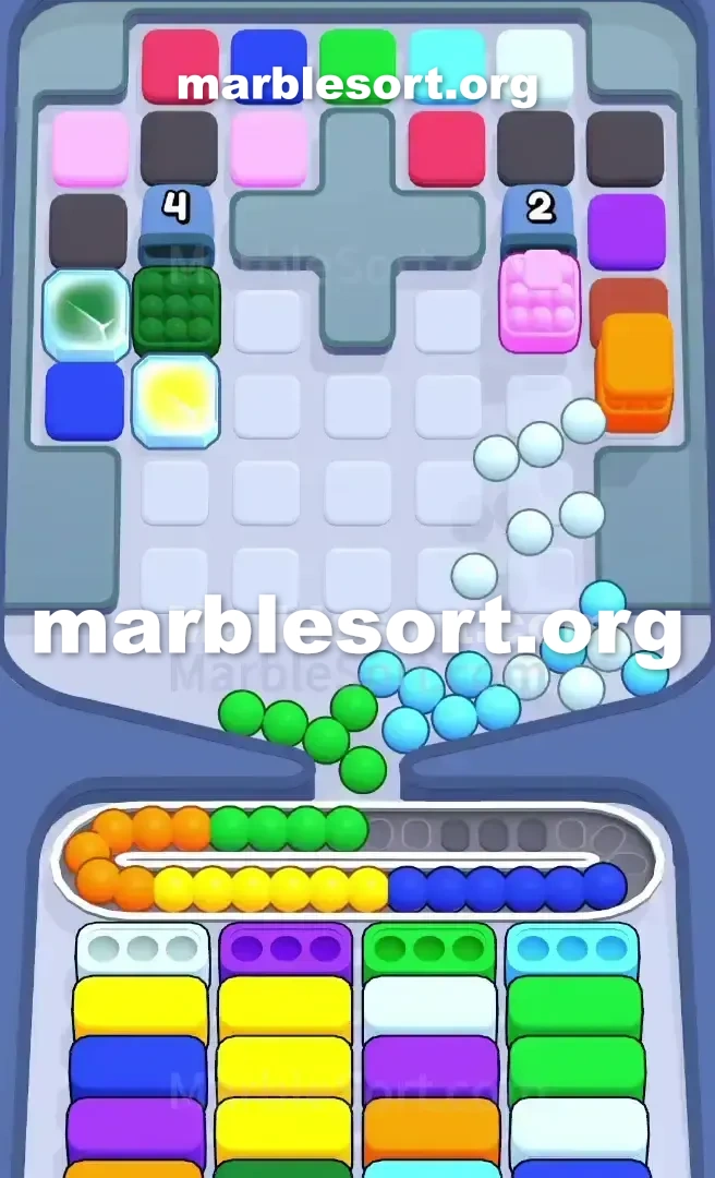 Marble Sort Level 389 screenshot 2