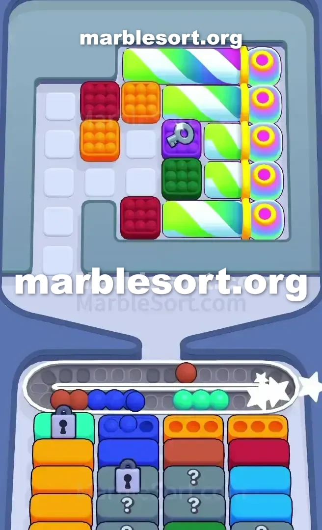 Marble Sort Level 393 screenshot 2