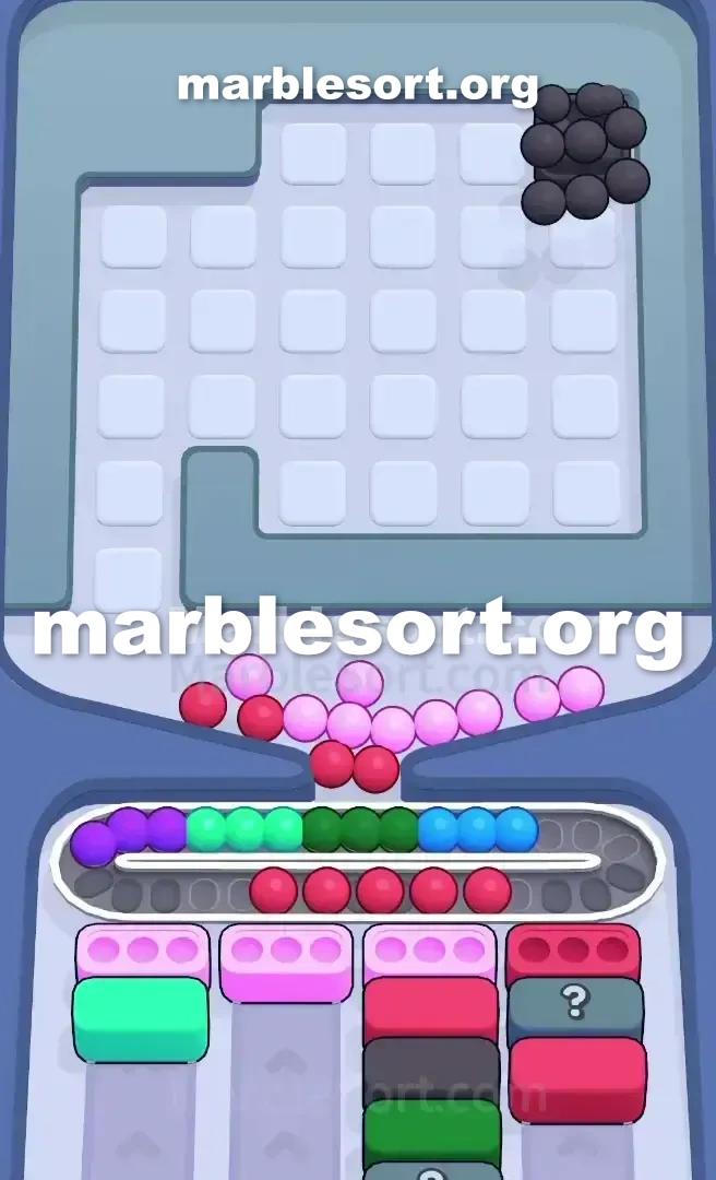 Marble Sort Level 393 screenshot 4