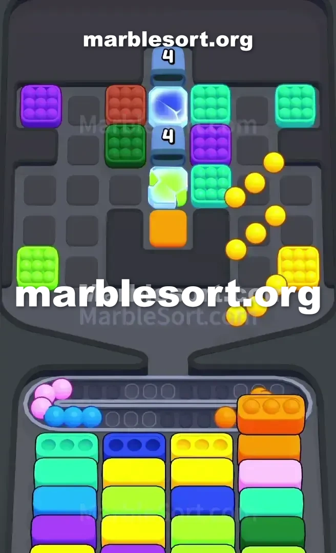 Marble Sort Level 394 screenshot 2