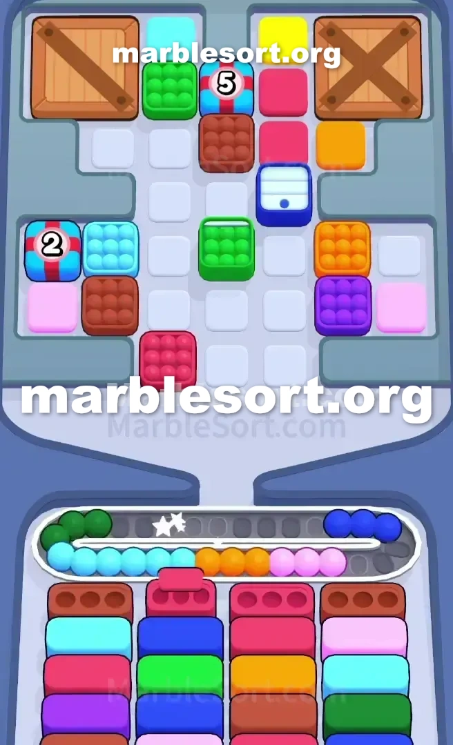 Marble Sort Level 395 screenshot 2