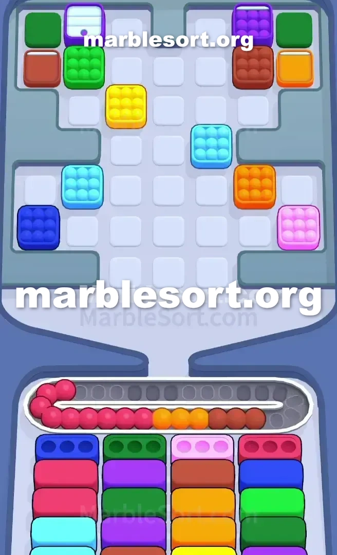 Marble Sort Level 395 screenshot 3