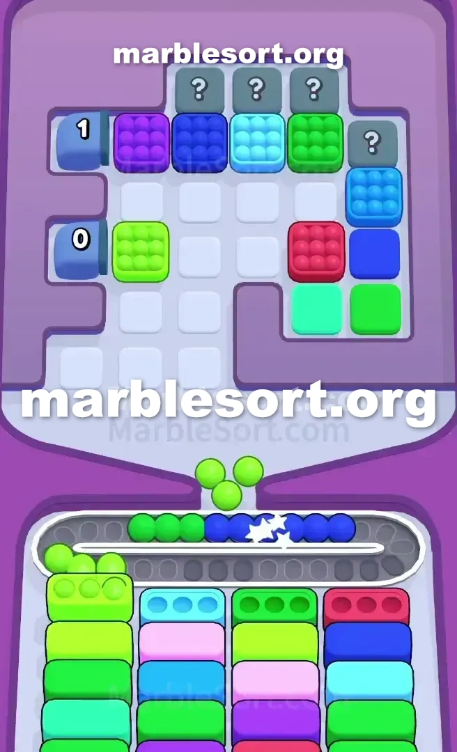 Marble Sort Level 398 screenshot 3