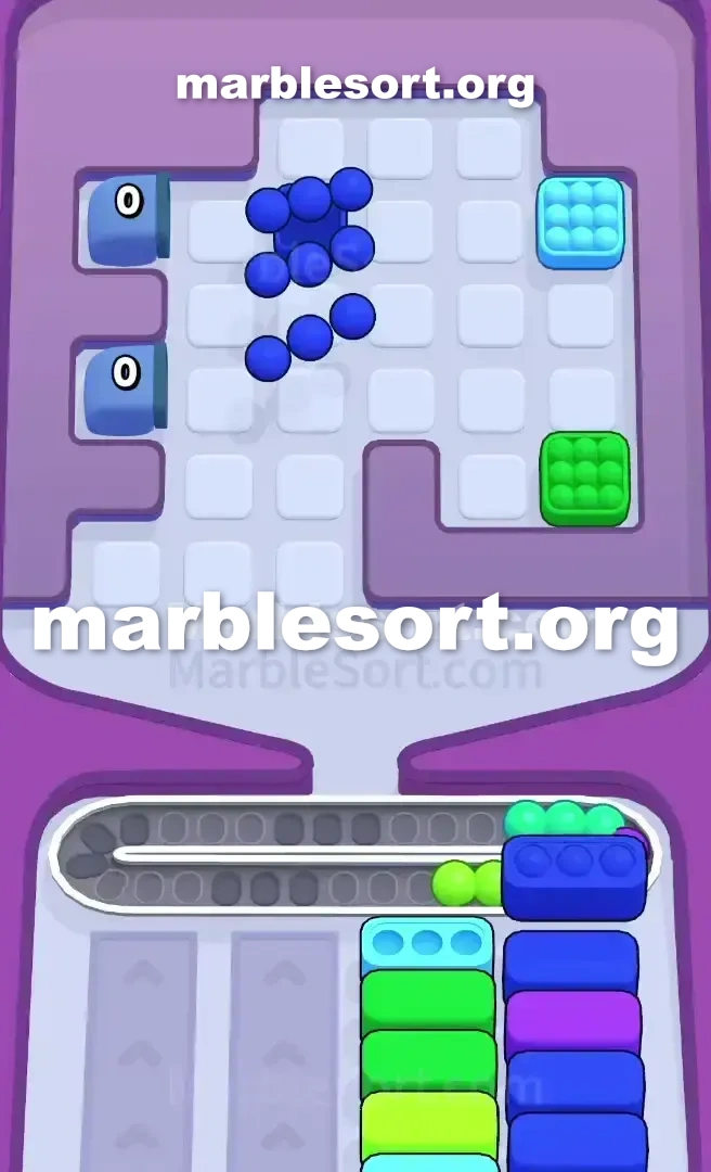 Marble Sort Level 398 screenshot 4