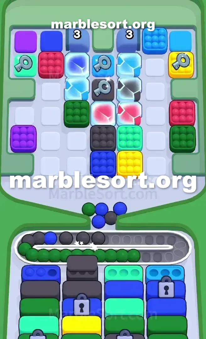 Marble Sort Level 411 screenshot 2