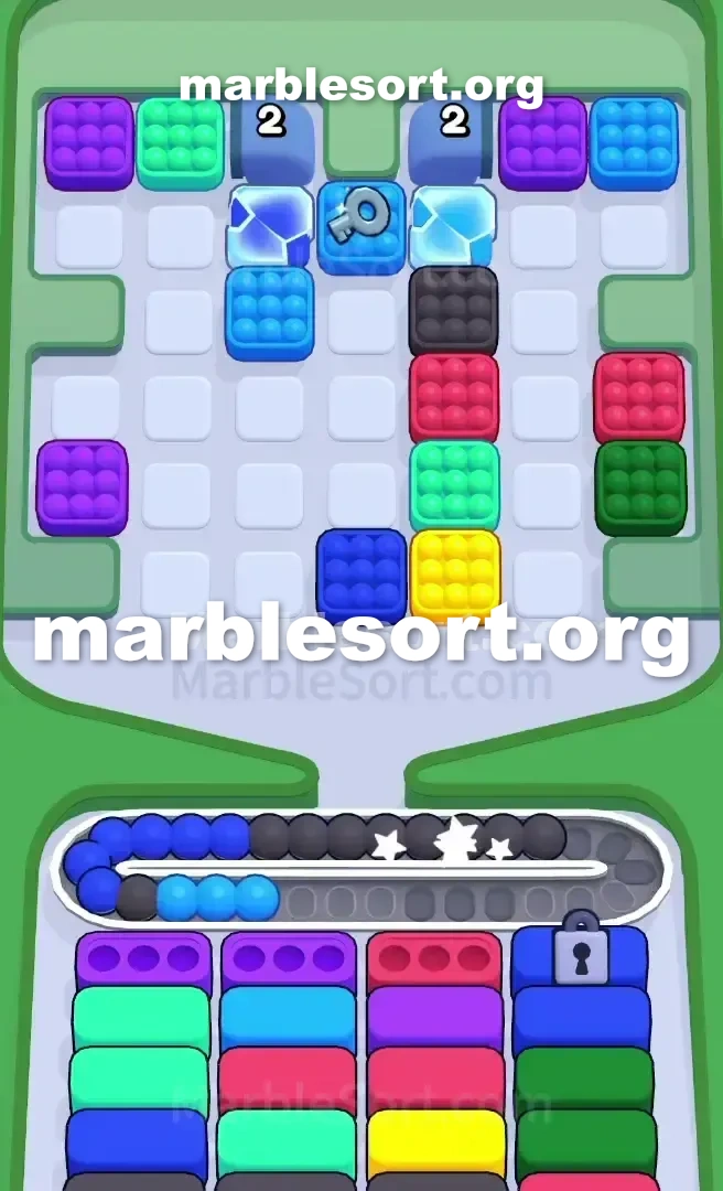 Marble Sort Level 411 screenshot 3