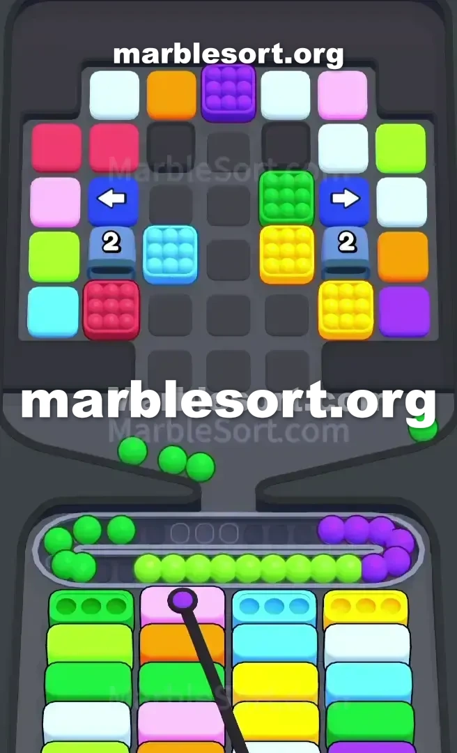 Marble Sort Level 417 screenshot 2