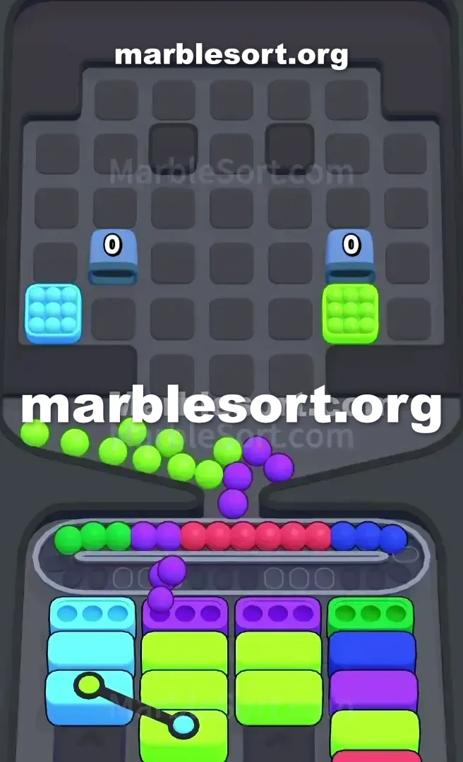 Marble Sort Level 417 screenshot 4
