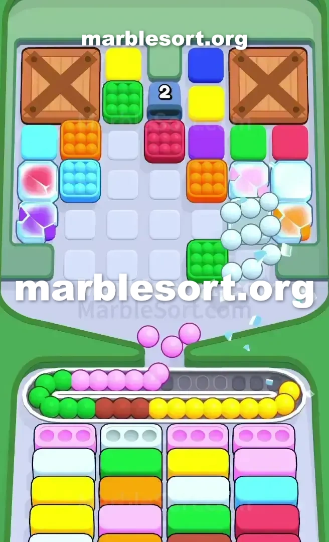 Marble Sort Level 418 screenshot 2
