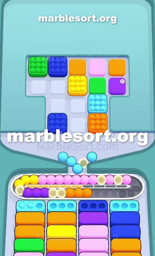 Marble Sort Level 422 screenshot 2