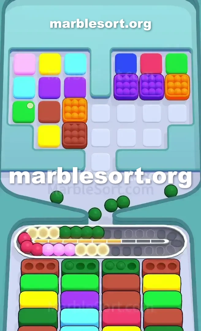 Marble Sort Level 423 screenshot 2