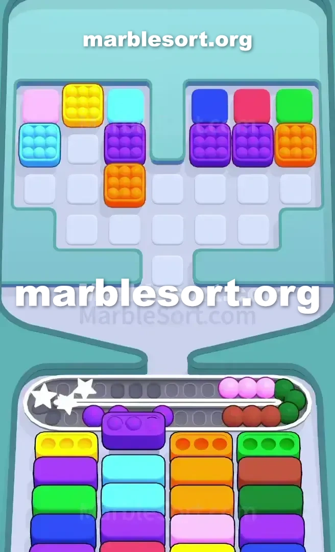 Marble Sort Level 423 screenshot 3