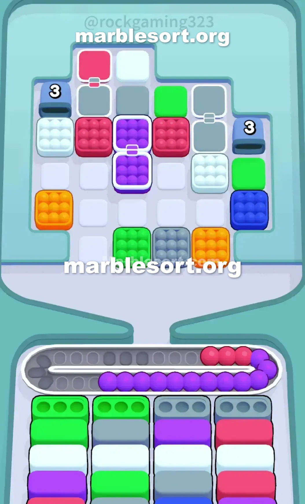 Marble Sort Level 44 screenshot 2