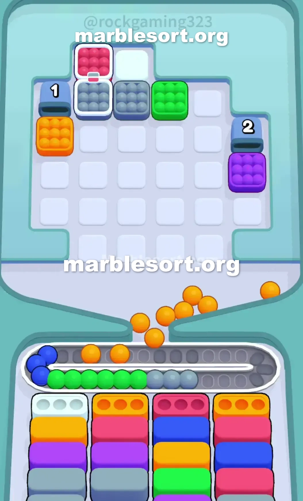 Marble Sort Level 44 screenshot 3