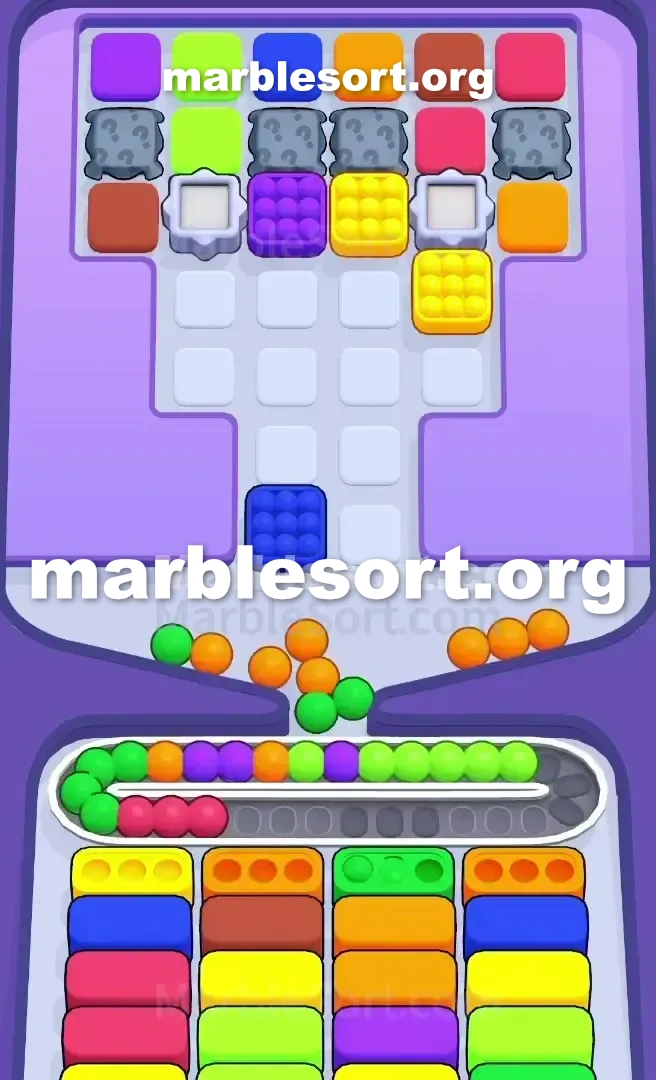 Marble Sort Level 445 screenshot 2