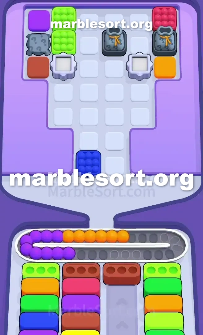 Marble Sort Level 445 screenshot 3