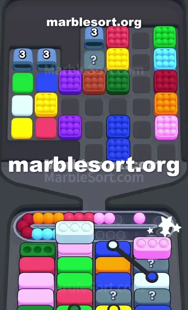 Marble Sort Level 447 screenshot 2