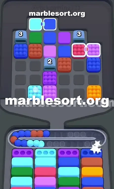 Marble Sort Level 45 screenshot 2
