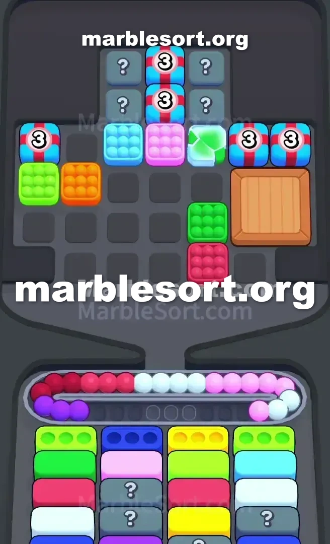 Marble Sort Level 454 screenshot 2