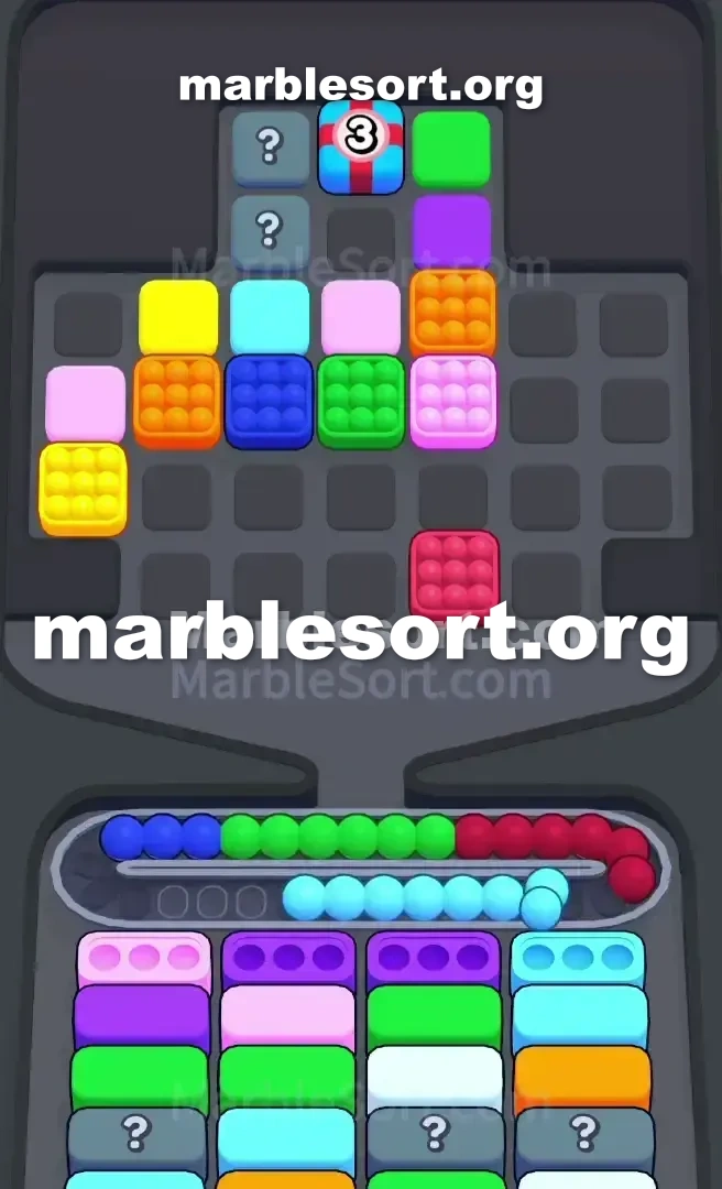 Marble Sort Level 454 screenshot 3