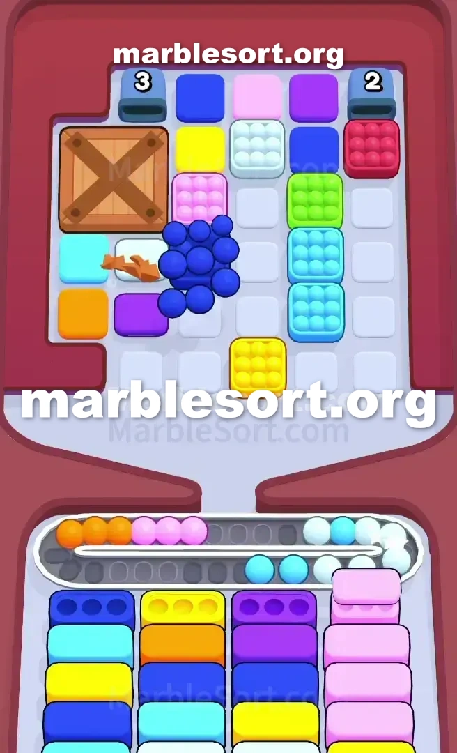 Marble Sort Level 455 screenshot 2