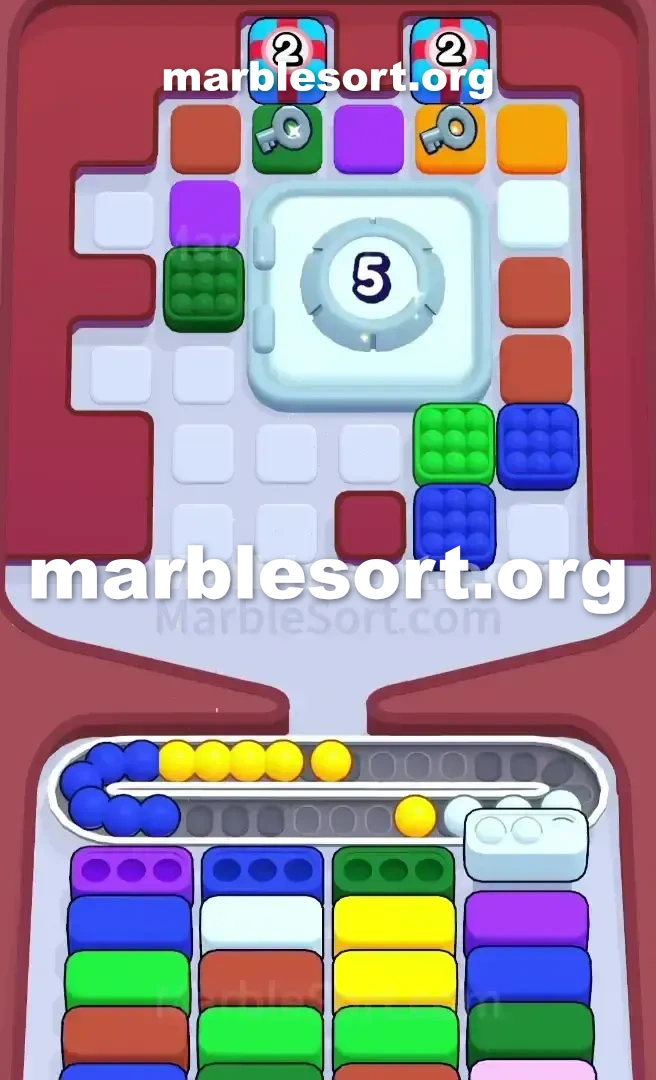 Marble Sort Level 459 screenshot 2