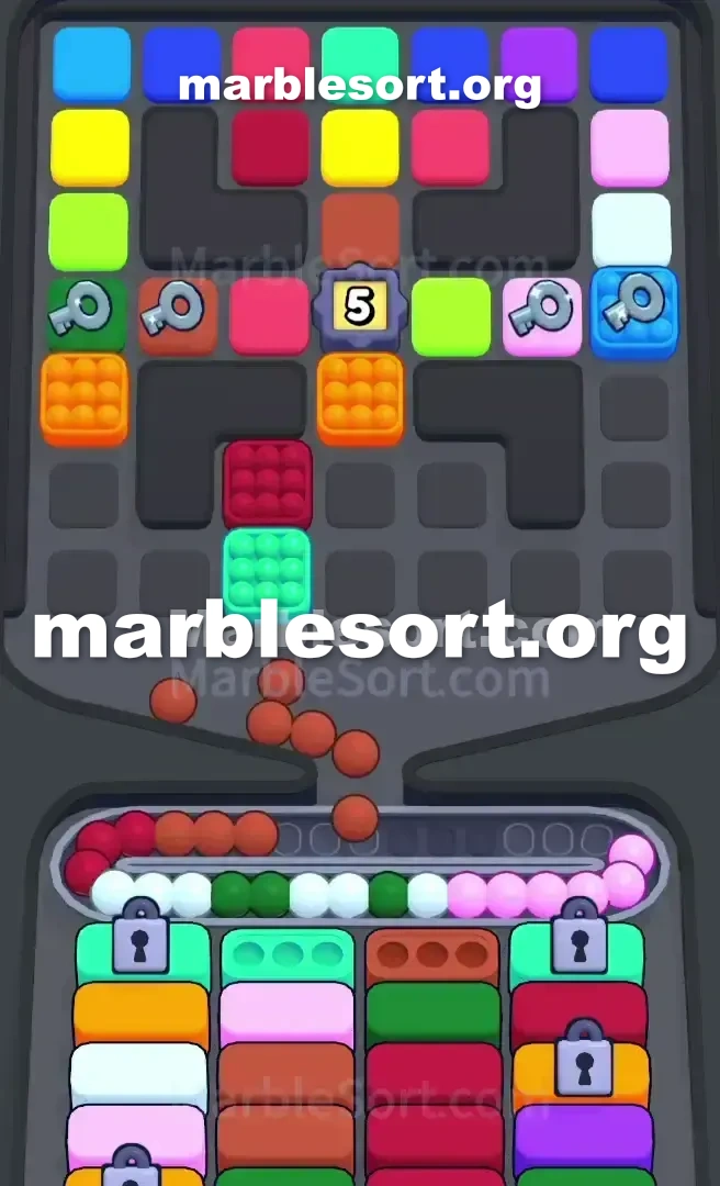 Marble Sort Level 470 screenshot 2