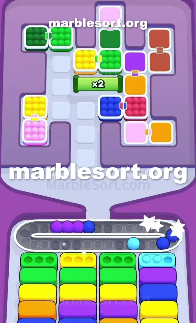 Marble Sort Level 482 screenshot 2