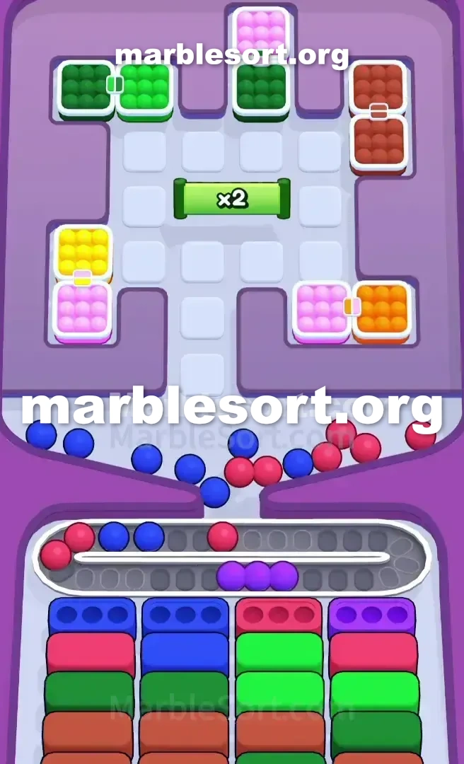 Marble Sort Level 482 screenshot 3