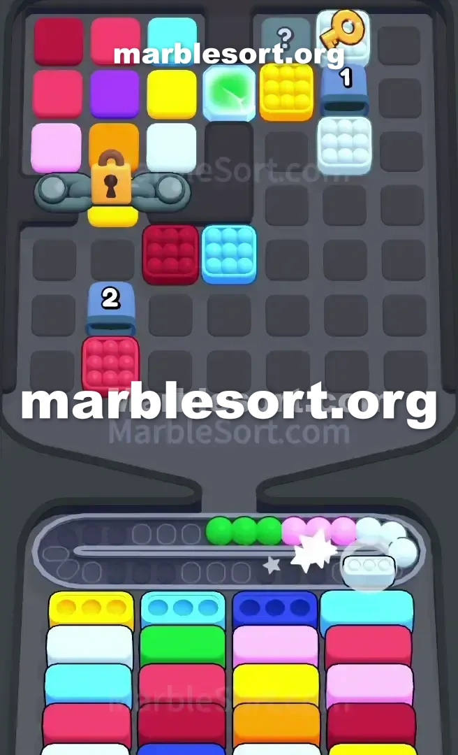 Marble Sort Level 484 screenshot 3