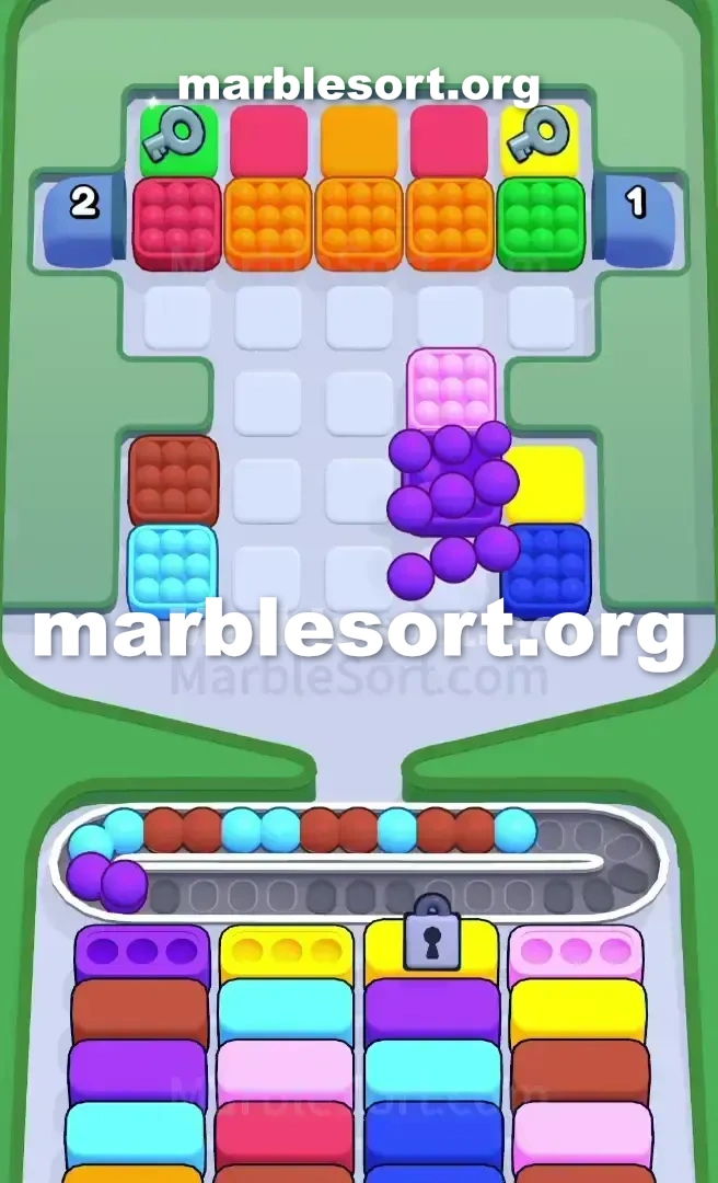 Marble Sort Level 486 screenshot 2