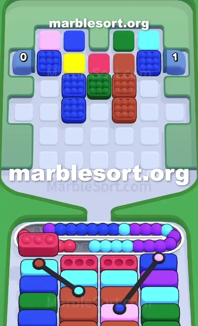Marble Sort Level 489 screenshot 3