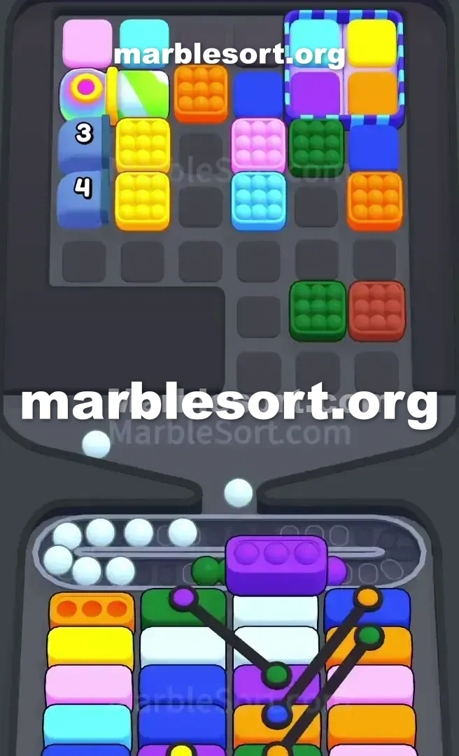 Marble Sort Level 490 screenshot 2