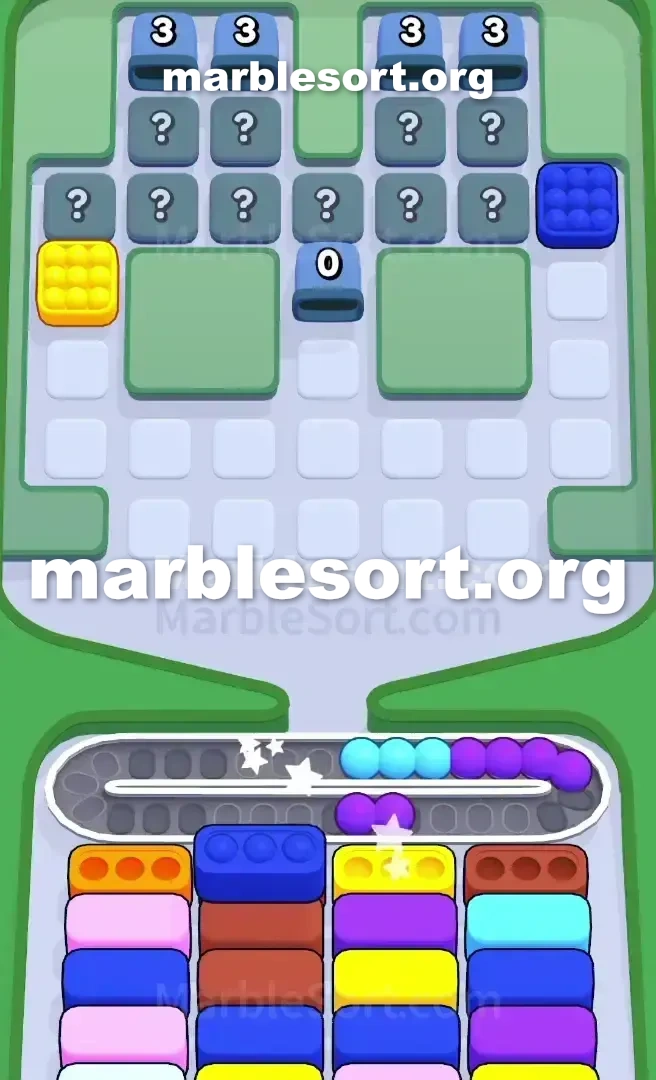 Marble Sort Level 491 screenshot 2