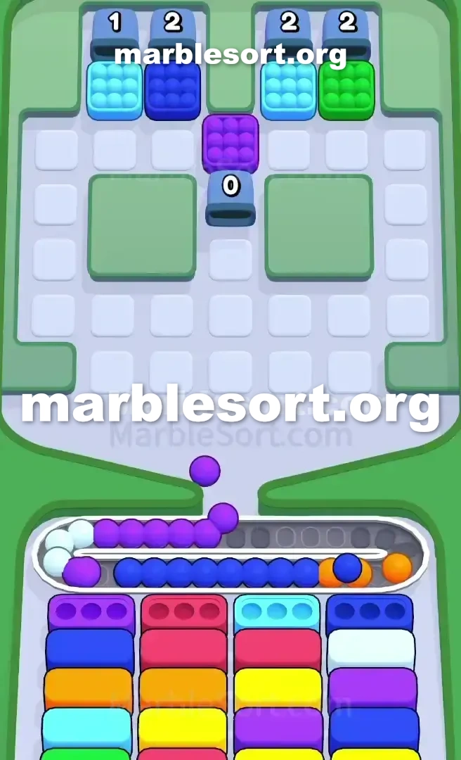 Marble Sort Level 491 screenshot 3
