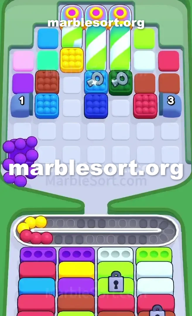 Marble Sort Level 493 screenshot 2