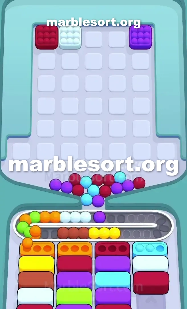 Marble Sort Level 496 screenshot 4