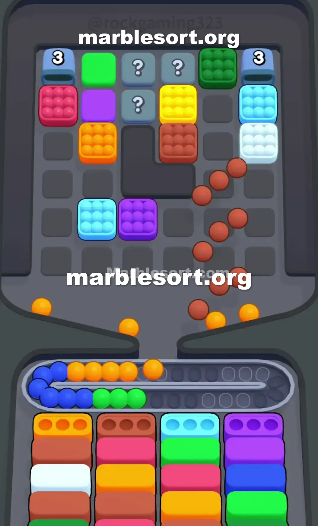 Marble Sort Level 50 screenshot 2