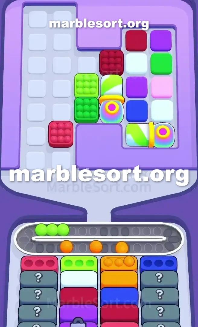 Marble Sort Level 518 screenshot 2