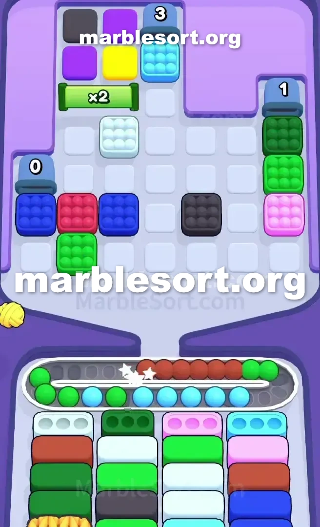 Marble Sort Level 519 screenshot 3
