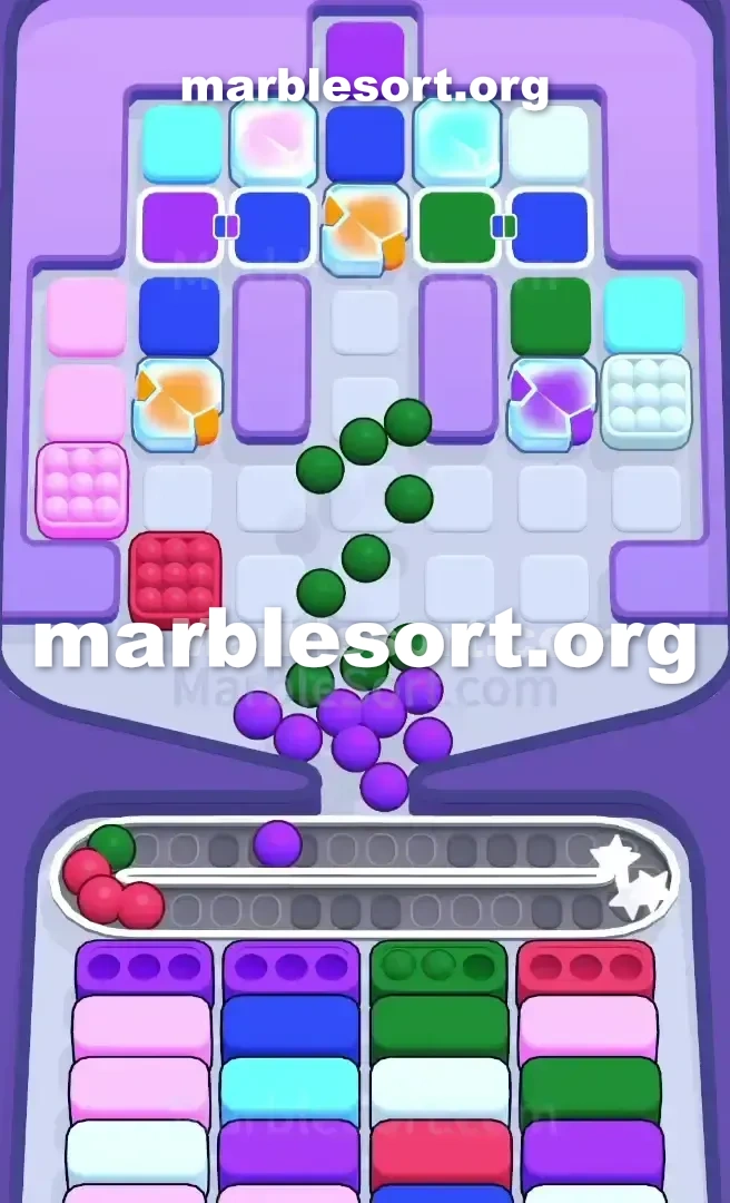 Marble Sort Level 521 screenshot 2
