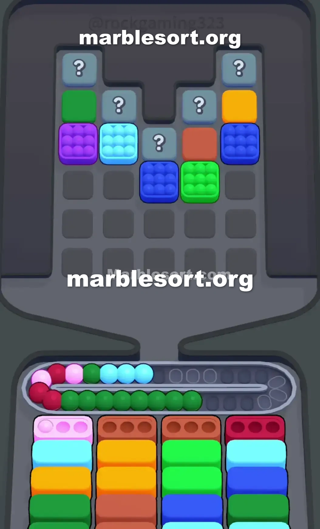Marble Sort Level 54 screenshot 3
