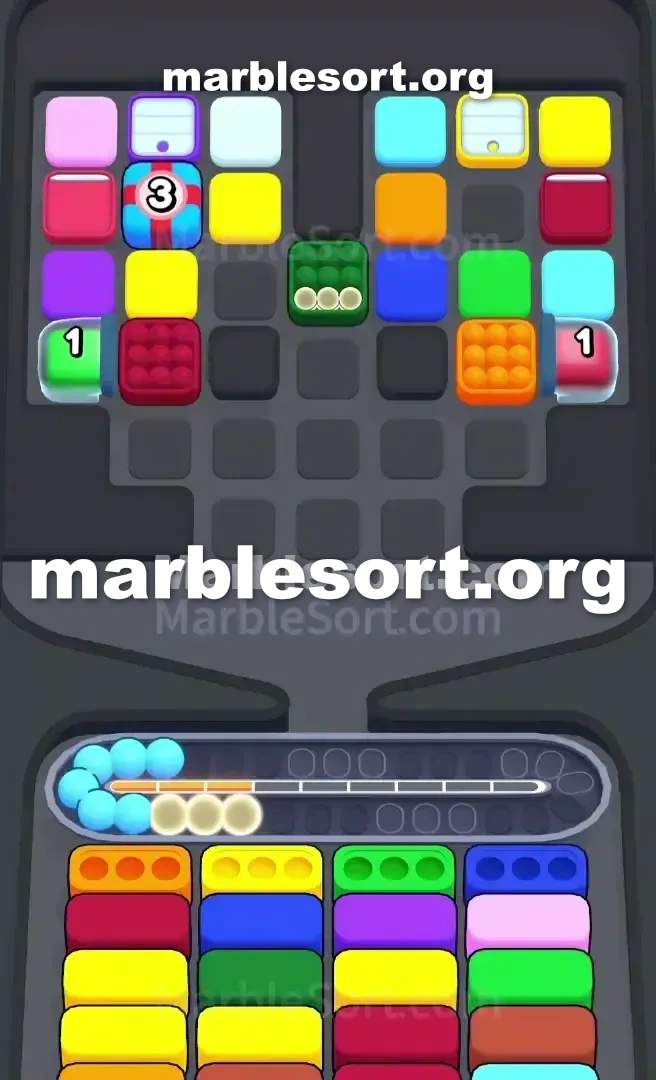 Marble Sort Level 550 screenshot 2