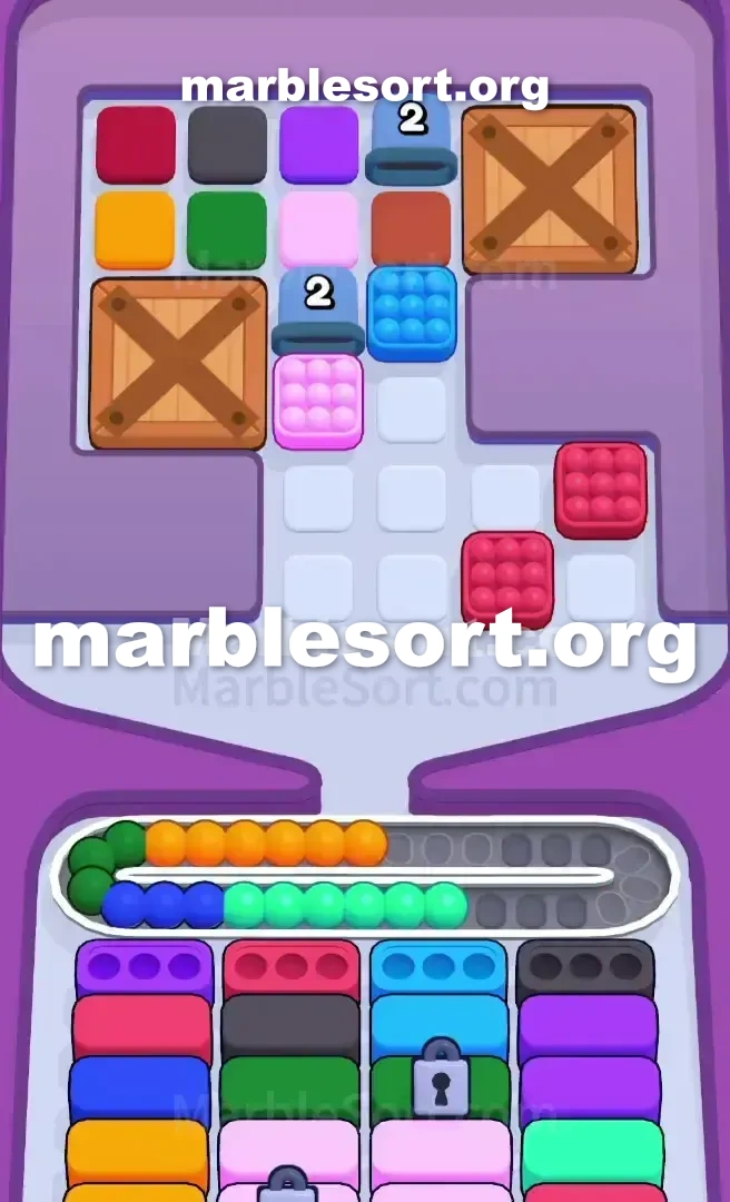 Marble Sort Level 556 screenshot 2