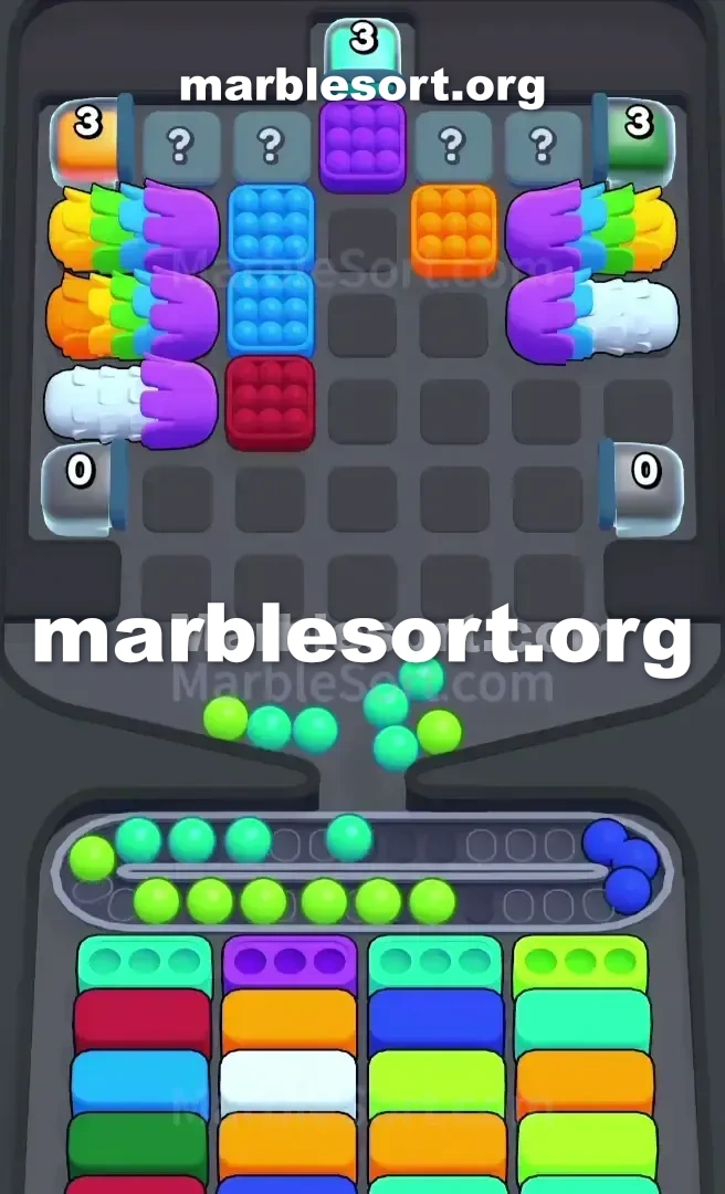 Marble Sort Level 557 screenshot 2