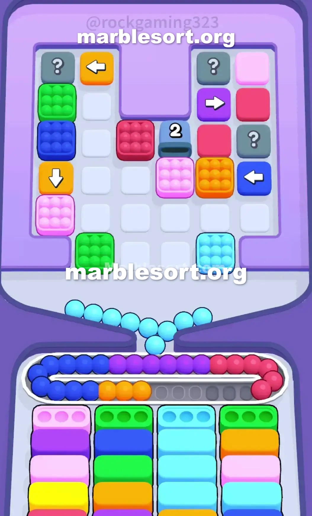 Marble Sort Level 56 screenshot 2