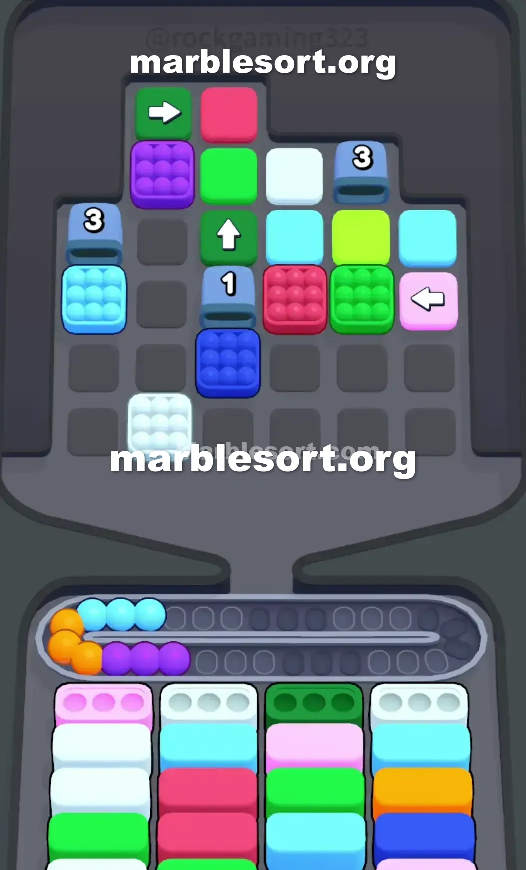 Marble Sort Level 57 screenshot 2