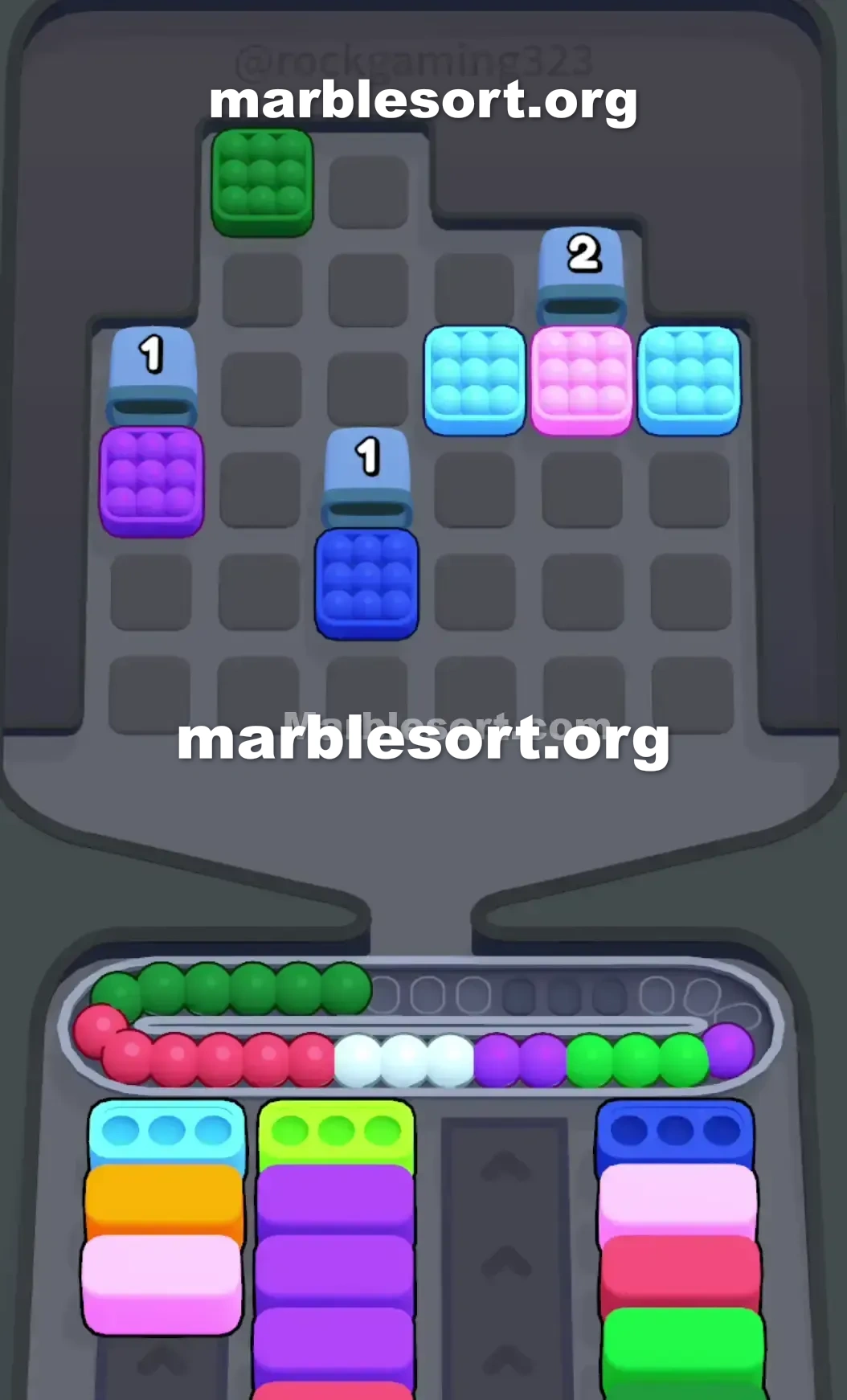 Marble Sort Level 57 screenshot 3