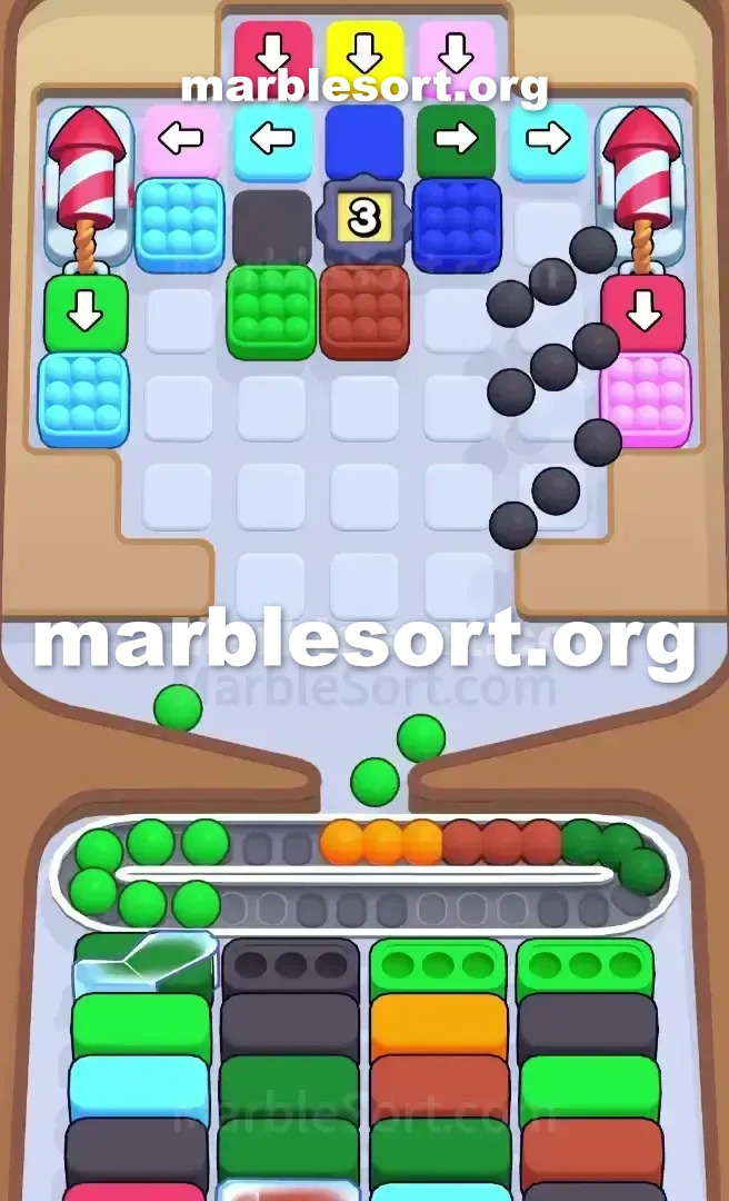 Marble Sort Level 586 screenshot 2